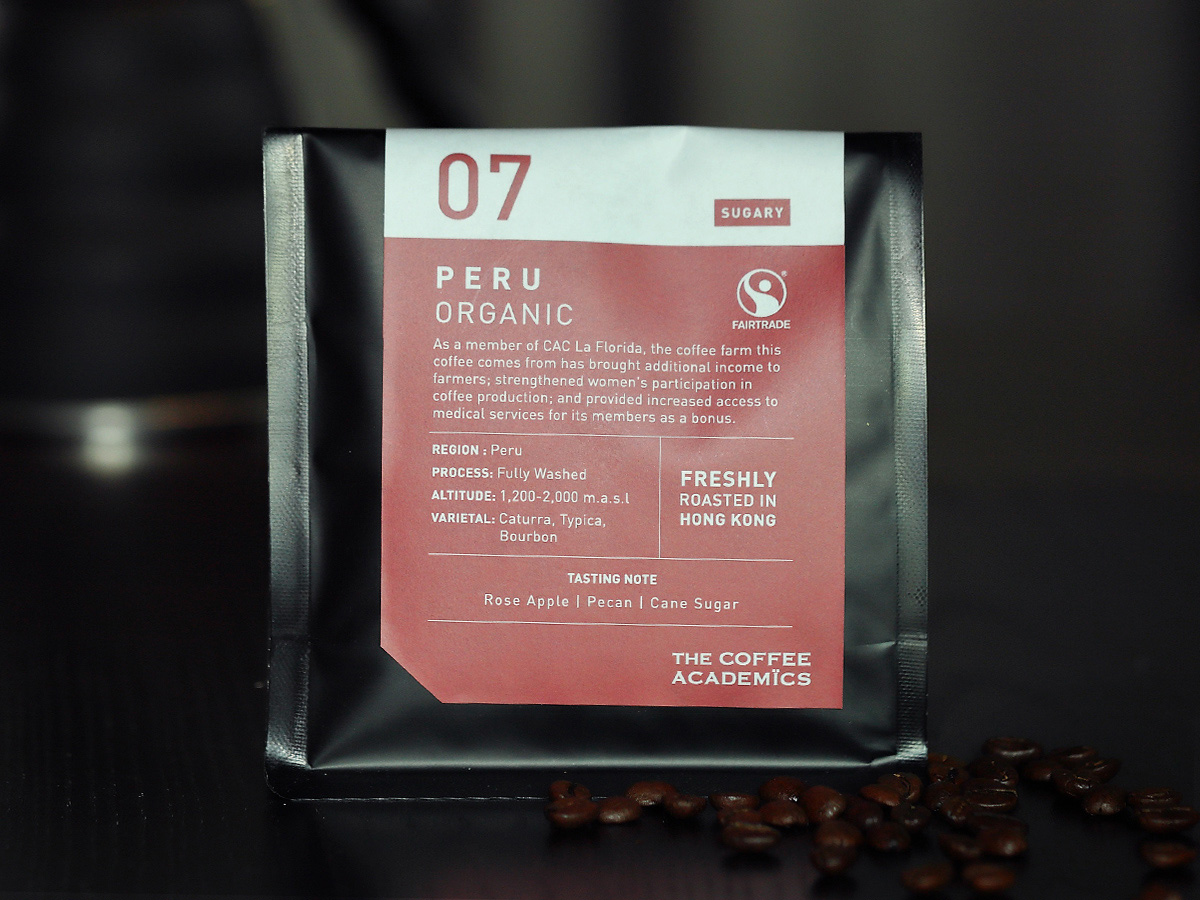 07 PERU Organic Roasted Coffee Bean 200g