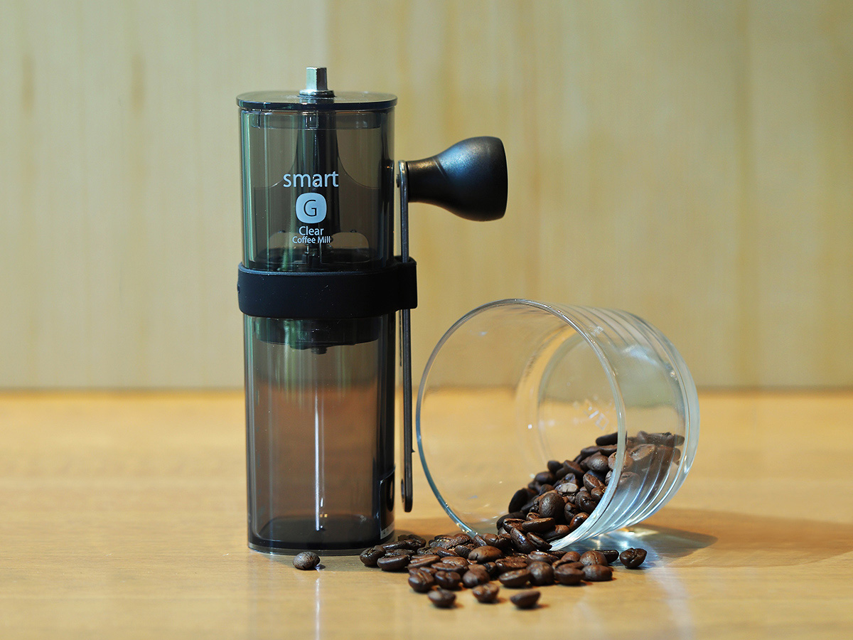 HARIO(020) Coffee Mill Smart G/ Transparent Black