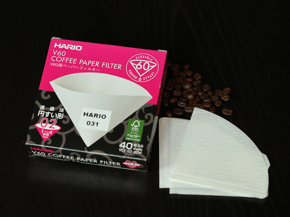 HARIO(028) V60 Paper Filter 01 W 40 Pcs