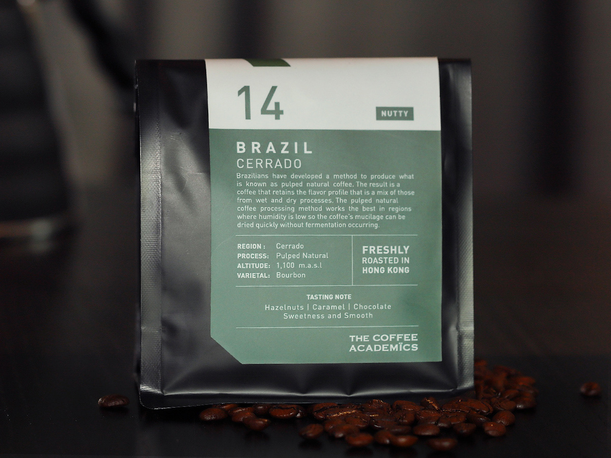 14 BRAZIL Cerrado Roasted Coffee Bean 200g