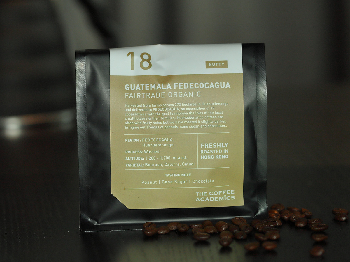 18 GUATEMALA FEDECOCAGUA Fairtrade Organic Roasted Coffee Bean 200g